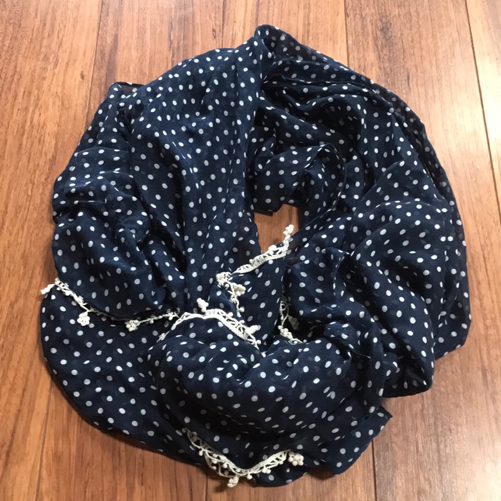 Polka dot scarf